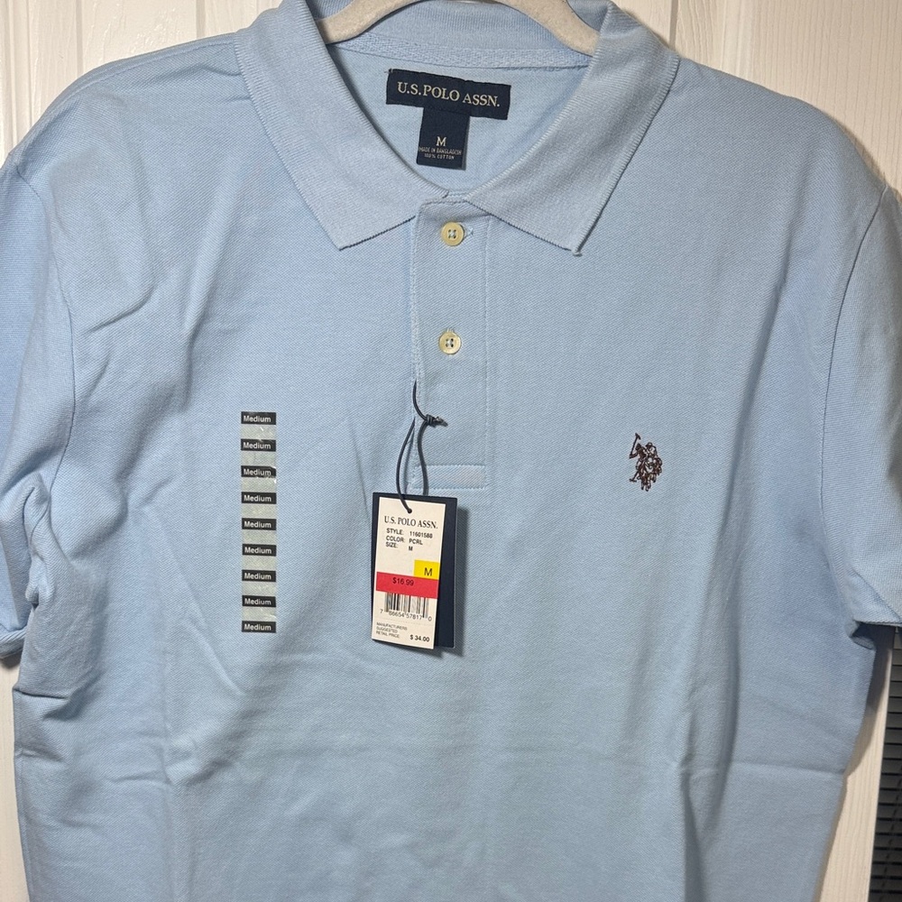 U.S. Polo Assn. Sky Blue Men's Polo Shirt